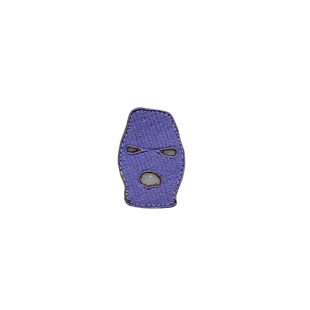 Purple Ski Mask Patch